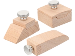 Juego De 3 Bloques De Lijado Para Madera Y Herramientas Para Lijar Puertas De Cuero Con Soportes.