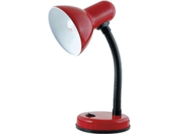 Lámpara de mesa clásica flexible de 35 W con cabezal ajustable e interruptor integrado - L958bk Negro Ónix Rojo Cardenal