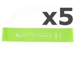 Banda Elástica BELLIFITNESS Verde Medio