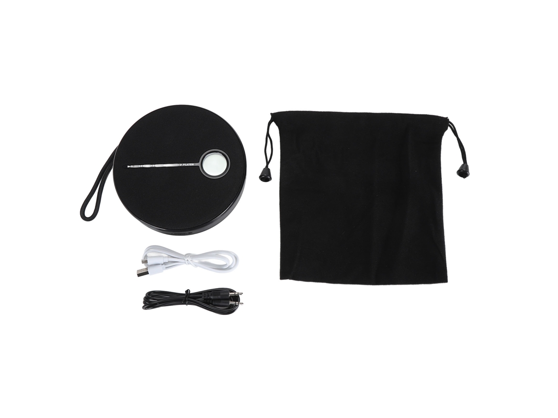 Reproductor De Cd Portátil Bluetooth 5.0 Con Batería Recargable De 2000 Mah Para Coche Y Hogar.