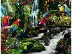 Rompecabezas Ravensburger Parrots Jungle, 2000 piezas, animales