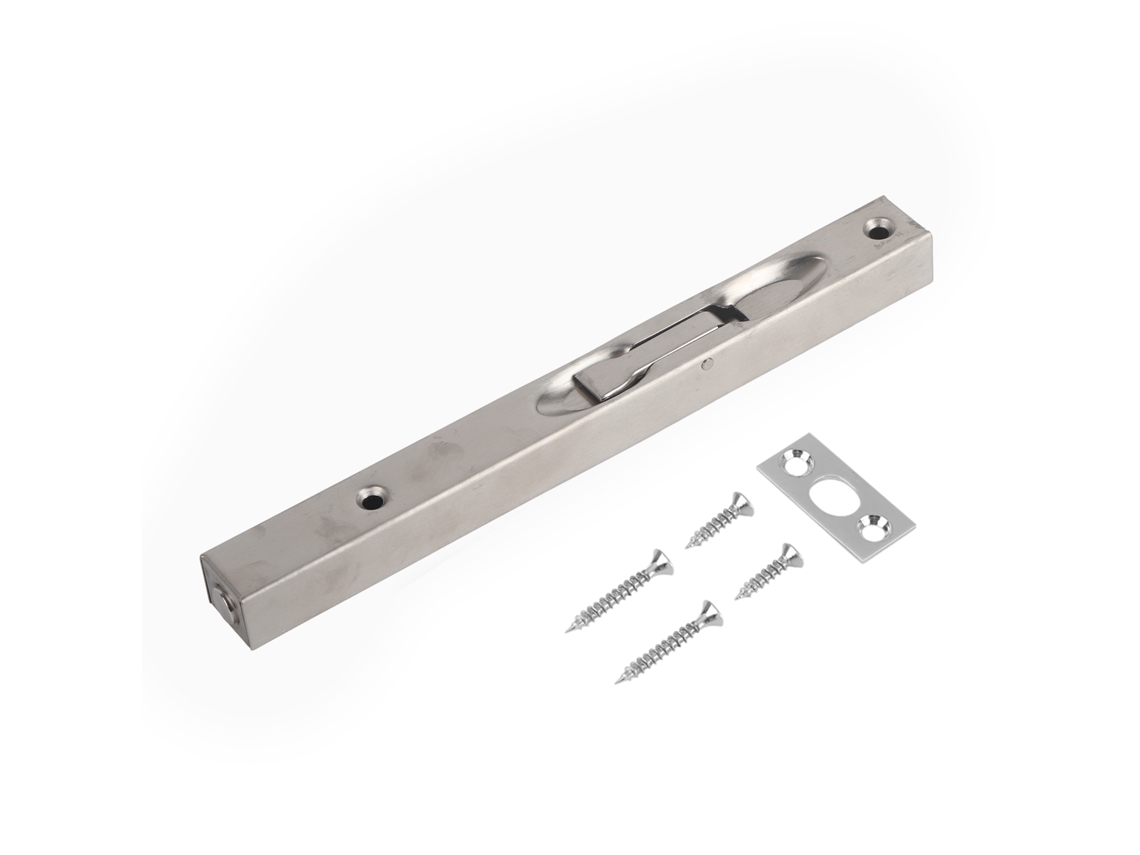 Cerradura Empotrada De Acero Inoxidable 304, Cerradura Deslizante De 8 Pulgadas Para Puertas Y Portones Residenciales.