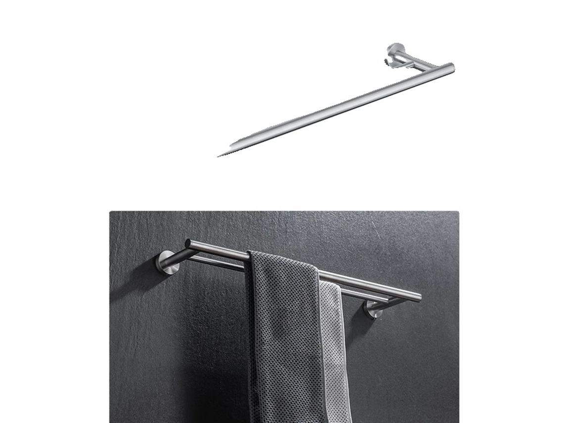 Juego de accesorios de baño, acero inoxidable, barra de toalla negra, 002yw OEM