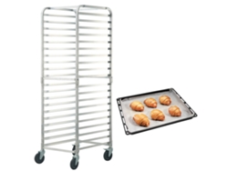 Carrito Comercial Con Bandeja Para Pan Estantes Succebuy De Aluminio Para Panadería