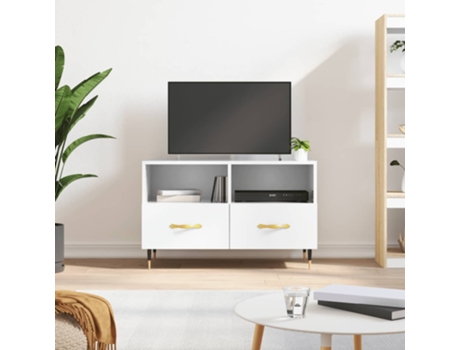 Mueble De Tv VIDAXL Blanco Madera contrachapada (80x36x50 cm )