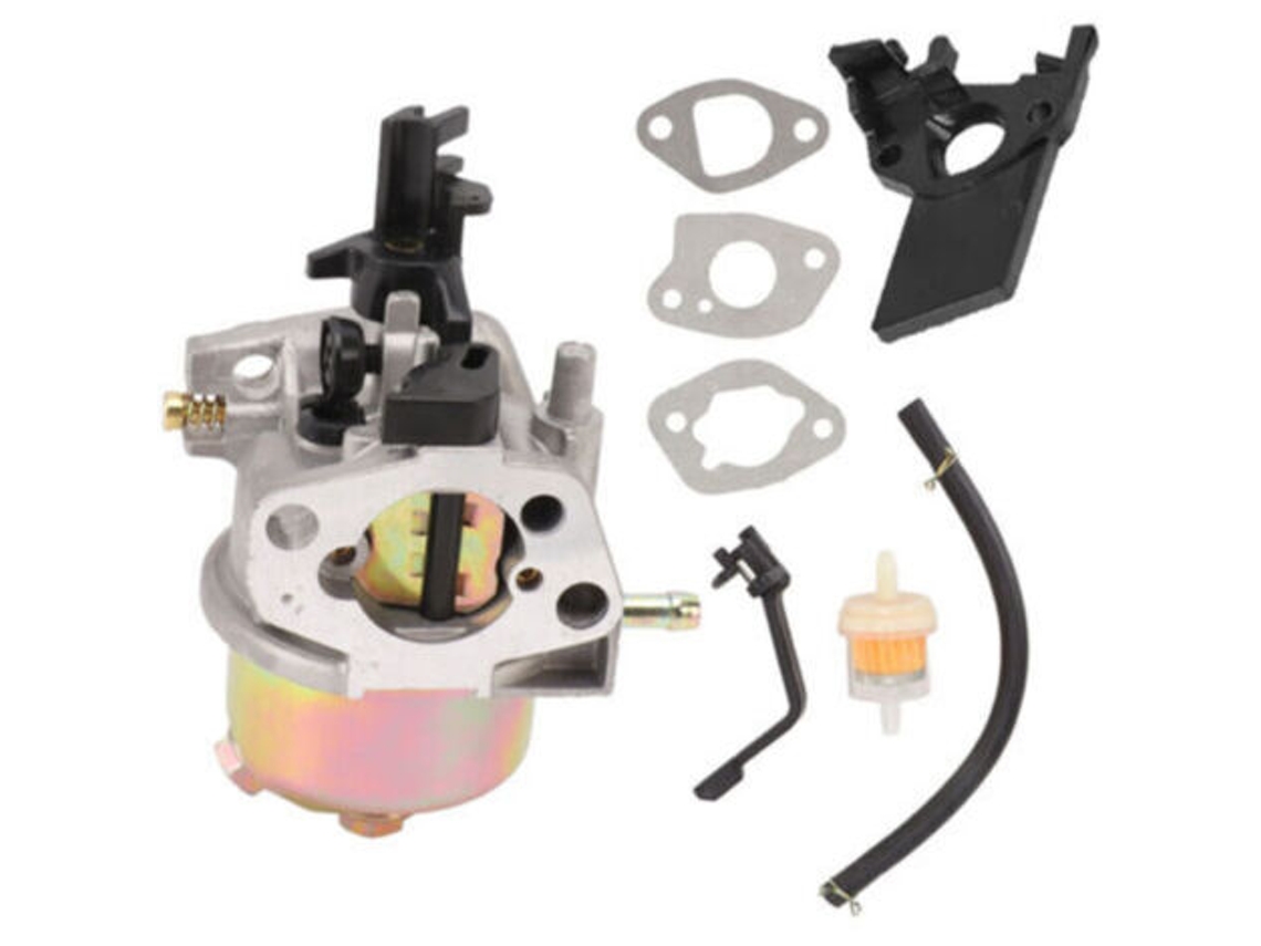 Carburetor, Generator Carburetor Kit, Carburetor With Insulator And Gasket 2kw - 3kw For Gx160 Gx200 5.5hp 6.5hp 168f Engine