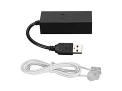 Modem De Datos Y Fax De Conexión Telefónica Externo Usb 56k Usb 2.0 Para Computadoras Y Portátiles Con Windows Y Linux