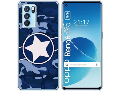 Carcasa Oppo Reno 6 Pro 5G TUMUNDOSMARTPHONE Camuflaje 03