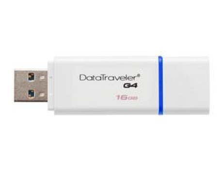 Pendrive 16Gb Usb 3.1 Kingston Datatraveler G4 Blanco