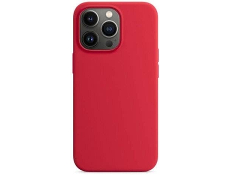 Carcasa para iPhone 13 Pro Max MISTERCAPAS Piel Rojo