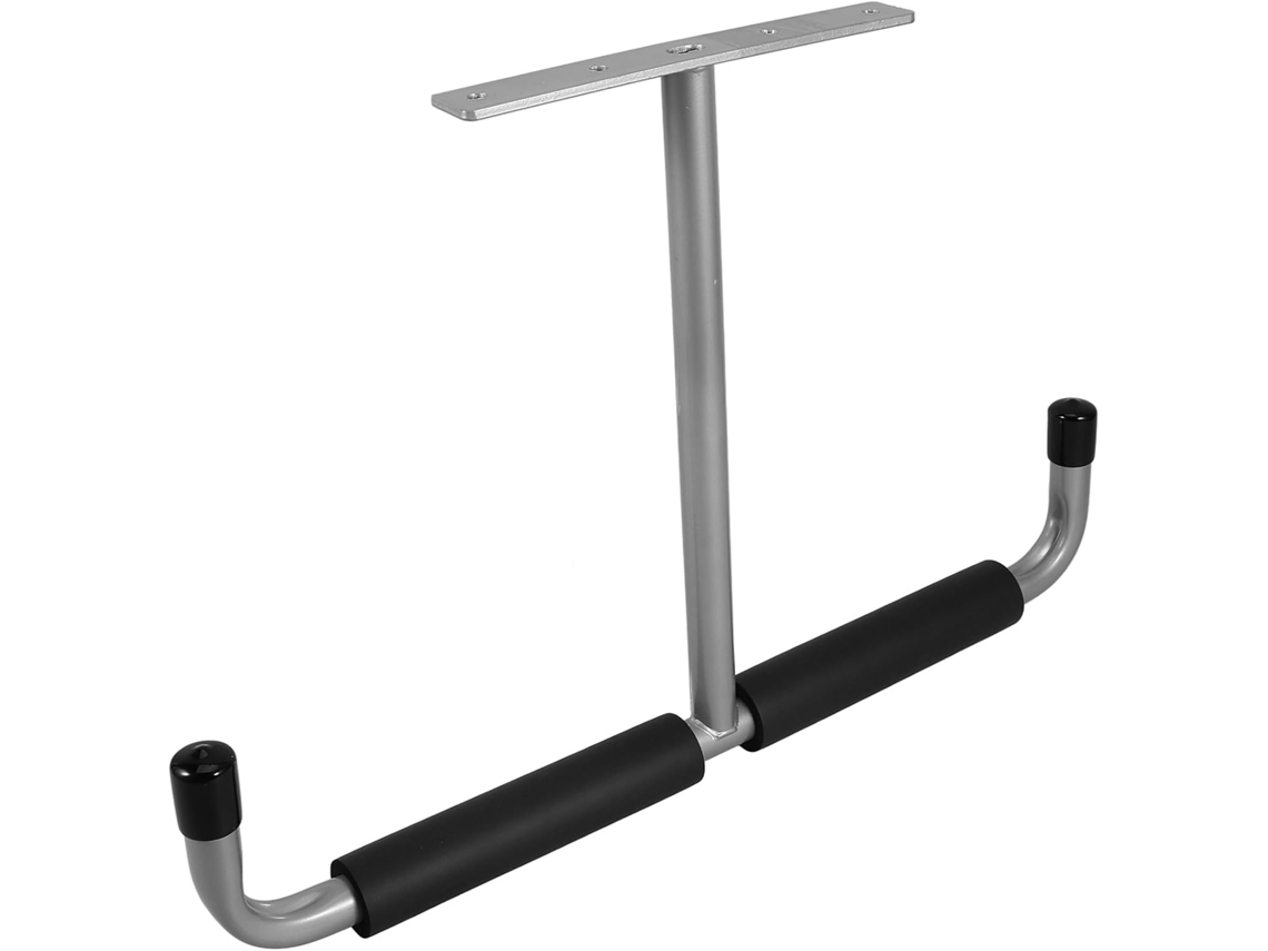 Soporte Techo Acero Inoxidable Plateado Resistencia Diseño Moderno Ideal Pesca Patinetas Garaje Habitación