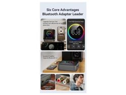 Para transmisor y receptor FM Bluetooth 3 en 1, transmisor modulador 54 en 1 Rosewell