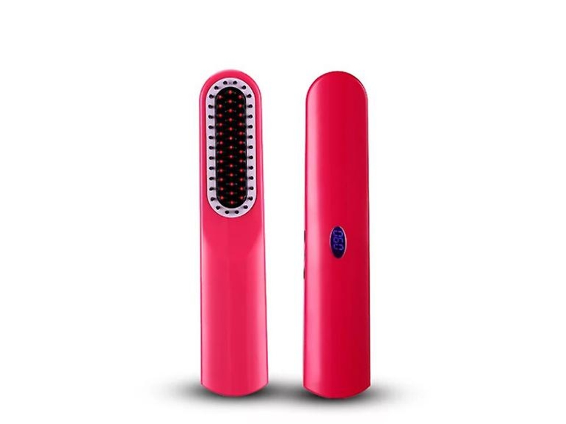 Alisador de Barba Cepillo Alisador Térmico Inalámbrico Anti-Quemaduras Apagado Automático Temperaturas Ajustables / Tamaño Pequeño YEMAESRE
