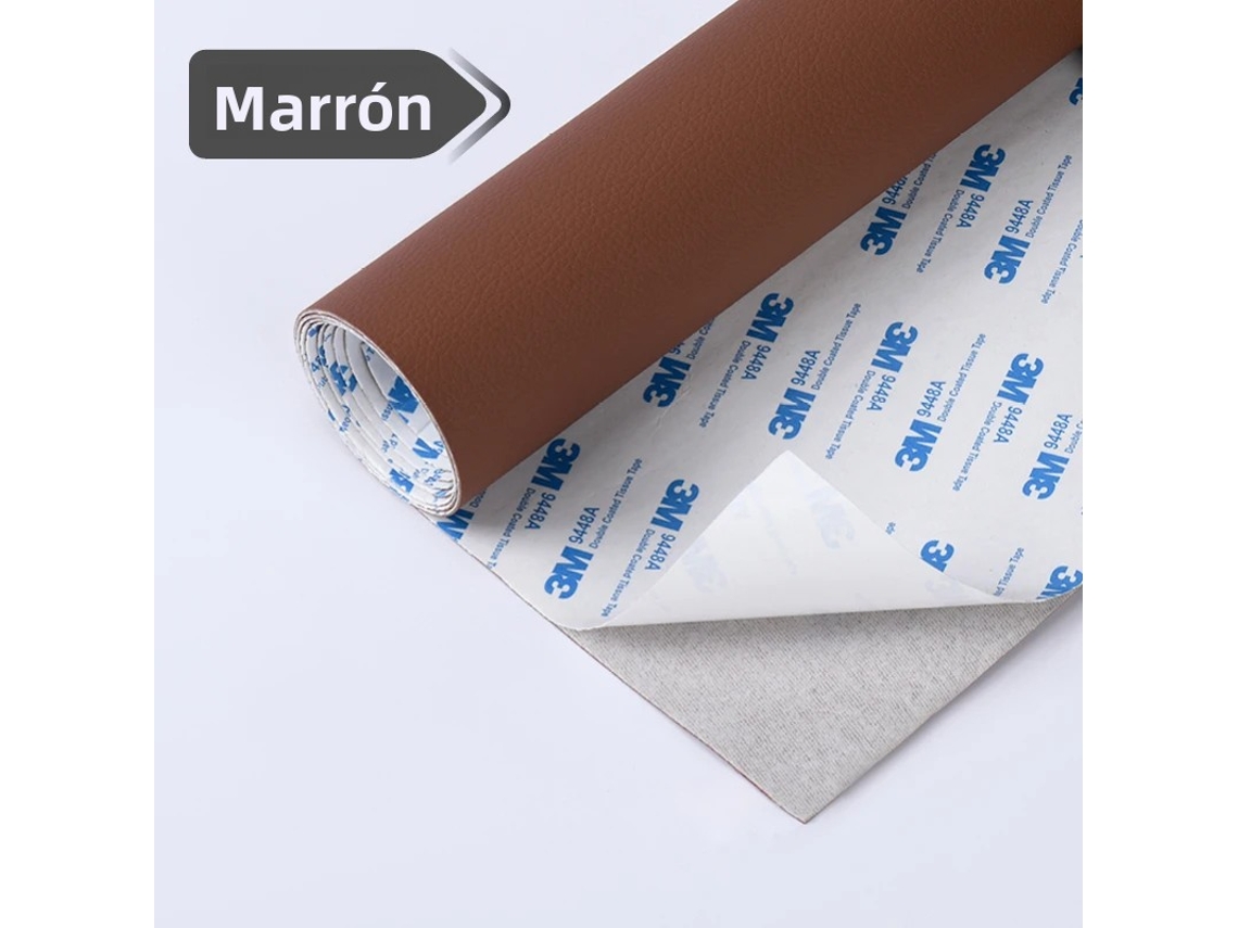 Cinta Autoadhesiva Para Reparación De Cuero (marrón), Cinta De Vinilo Grande De 40 X 200 Cm