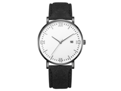 Reloj De Cuarzo Con Correa De Cuero Estilo Sencillo Y Moderno Decoración Manual (12)