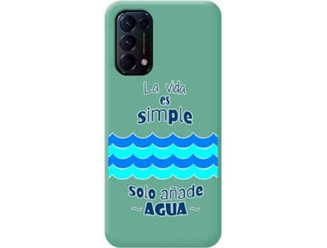 Carcasa Oppo Find X3 Lite 5G TUMUNDOSMARTPHONE Agua Verde