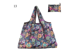 Bolsa de compras reutilizable y plegable para mujer, bolsa ecológica.