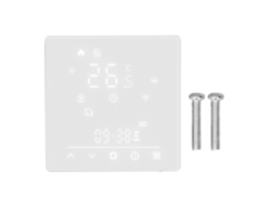 Termostato Inteligente 5a Para Control De Temperatura De Calefacción Por Suelo Radiante 95-240v Ca Blanco