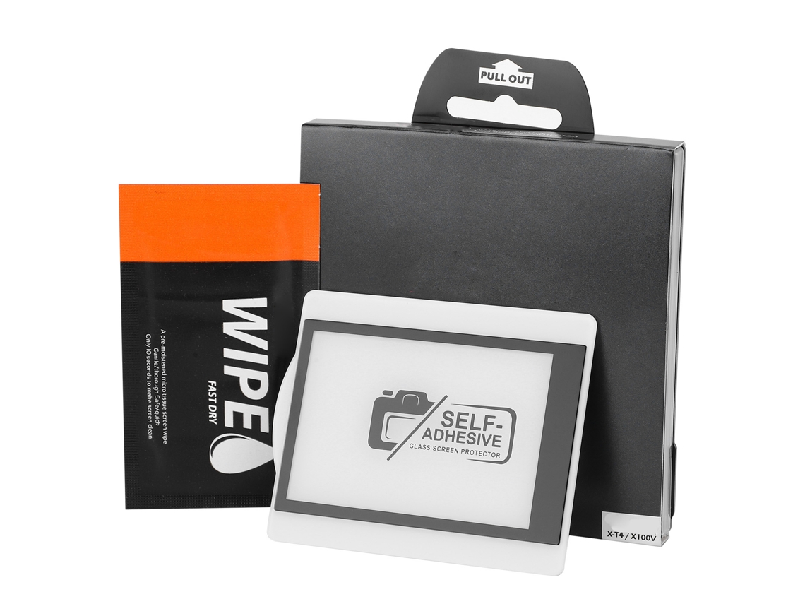 NEVEANCE Película de Protección Templada para Pantalla LCD y Cámara, Universal para Fuji X-T4/X100V