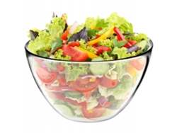 Ensaladera de vidrio Kadax para aperitivos, ensaladas y frutas, 15 cm, grande y profunda