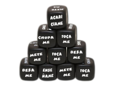 Juego Erótico DIABLO PICANTE Dados Del Juego De Acción Negro