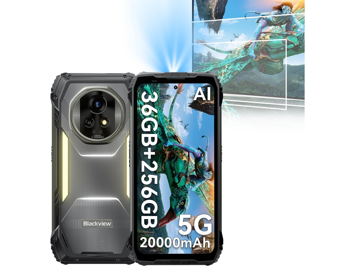 Smartphone BLACKVIEW XPLORE 2 Projector (6.73'' - 36 GB - 256 GB - Negro)