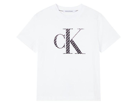 Calvin Klein Jeans Satin Bonded Filled Short Sleeve T-Shirt