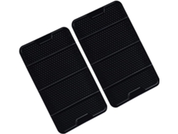 2 Alfombrillas Antideslizantes De Silicona Para El Salpicadero Del Coche, Soporte Reutilizable Para Teléfono, Color Negro.