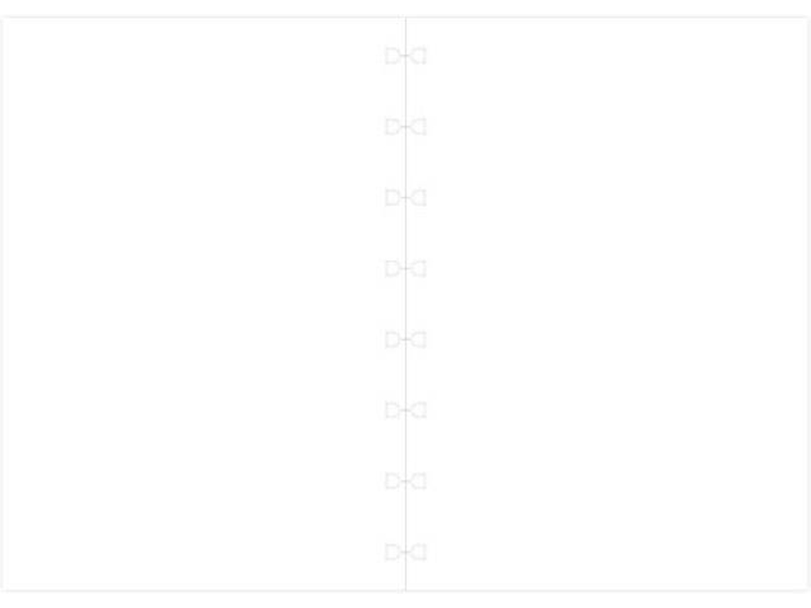 Recarga de Hojas FILOFAX Notebook (Blanco - Liso - 32 Hojas)