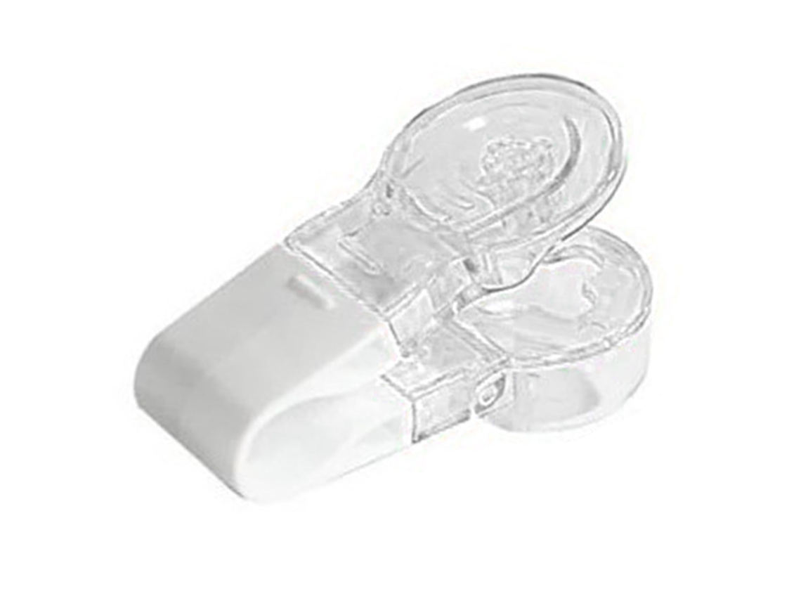 Dispensador de medicamentos portátil de 3 piezas, transparente, ligero y duradero, pequeño.
