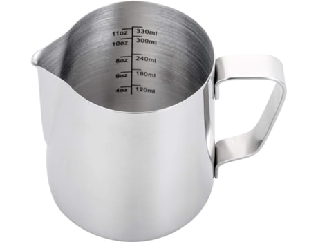 Jarra para espumar leche espresso Taza para espumar leche con café (350ml) ZMDECQNA