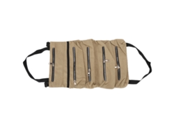 Bolsa De Herramientas Plegable De Lona, Ligera Y Duradera, De Gran Capacidad, Con Cremallera Para Almacenamiento.