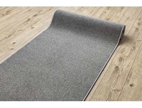 Alfombra de Pasillo Karmel Llanura, Un Color Gris 80 cm