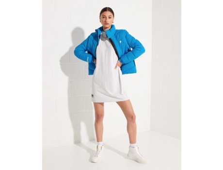 Abrigo SUPERDRY Poliéster Mujer (36 - Azul)