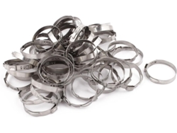 Manguera Ajustable De Acero Inoxidable 304 De 37. 8 Mm A 41 Color Plata.