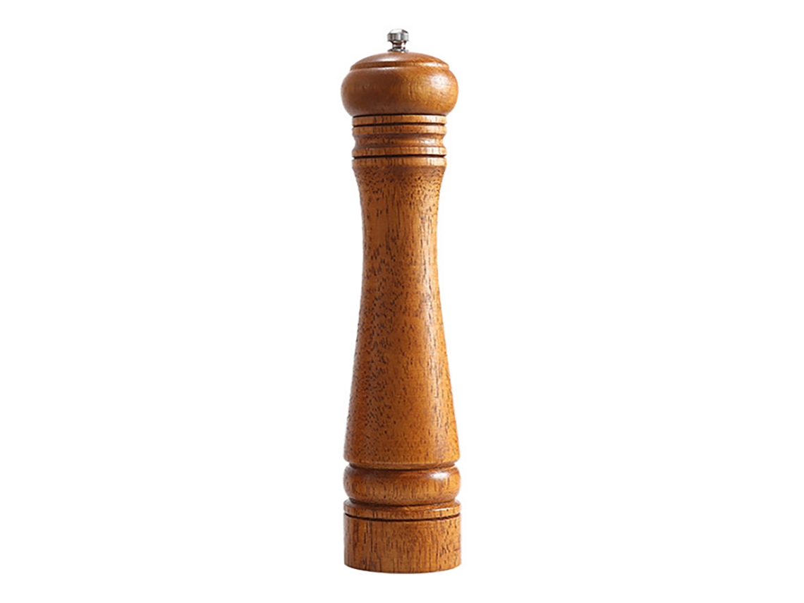 Molinillo De Sal Y Pimienta De Madera Portátil Y Ajustable, De 25 Cm (10 Pulgadas), Para Cocina.