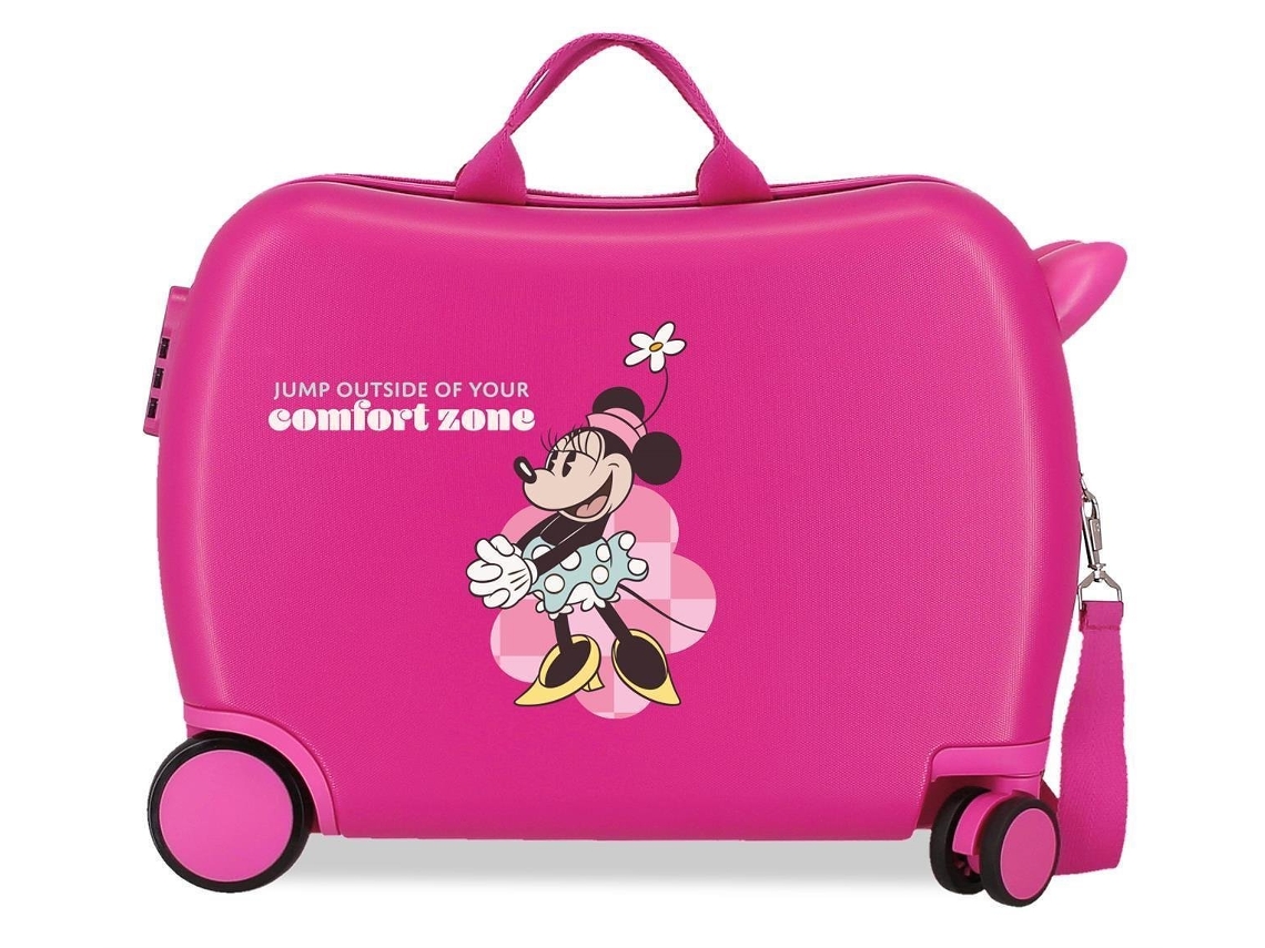 Disney Maleta Correpasillos Abs Rígida Mickey Minnie Multicolor