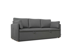 Sofá Cama Gris Antracita NALUI Nest 3 3 Plazas (211x86x88 cm)