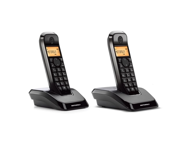 Telefóno Inalámbrico MOTOROLA DUO DECT STARTAC NEGRO