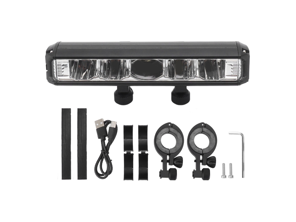 Luz LED para bicicleta 2026, aluminio, recargable, USB, resistente al agua, para bicicletas eléctricas y de montaña, súper brillante.