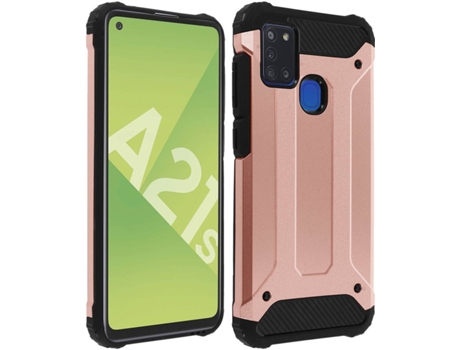 Carcasa Samsung Galaxy A21s AVIZAR Defender II BACK-DEF2-RG-A217F Rosa