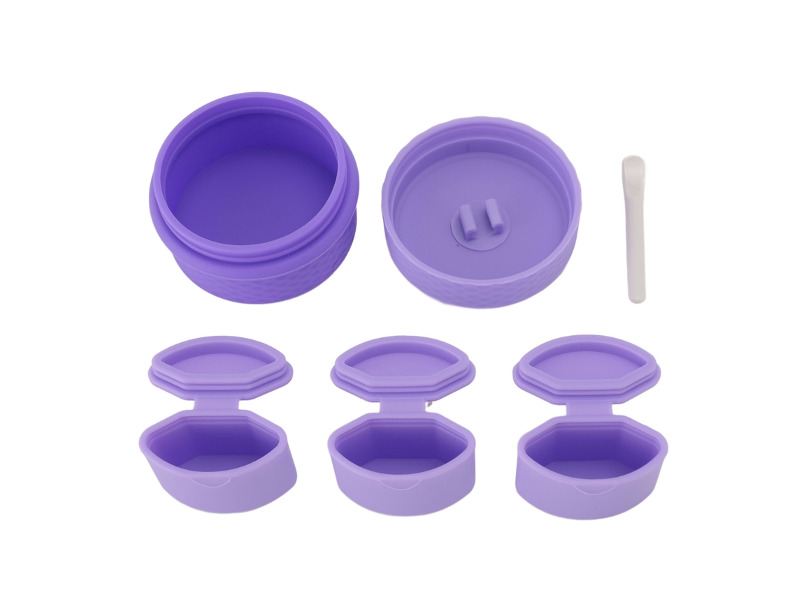 Dispensador De Maquillaje Portátil De Silicona Para Viajes Al Aire Libre