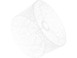 Tapa Decorativa Cilíndrica De Metal Para Lámpara De Mesa (repuesto)