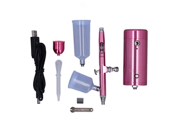 Kit Airbrush Portátil Recargable Con Compresor Para Pintura Arte Maquillaje Decoración Pasteles