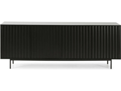 Aparador BAZAR MONDIALE Sierra (Negro - 211x47x80 cm)