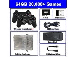 Consola de videojuegos 4K con mando inalámbrico y 20.000 juegos GOKOCO