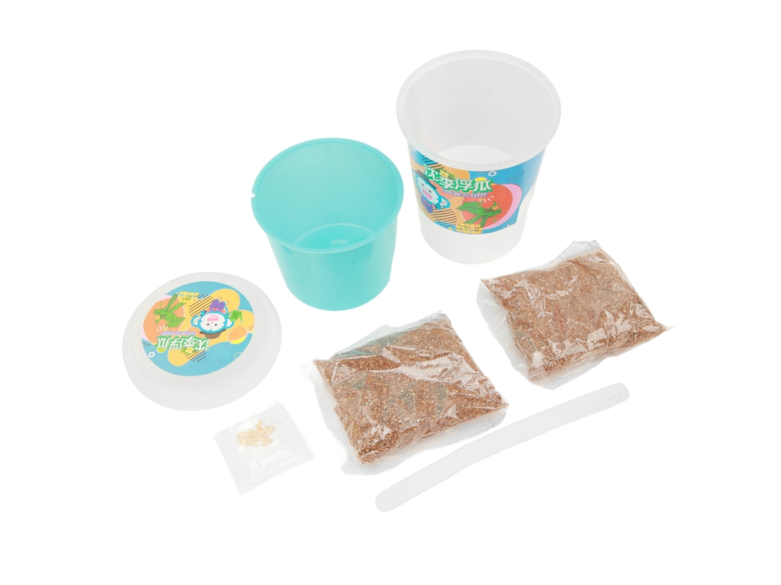Kit De Cultivo Diy Para Niños Con Maceta, Semillas Y Tierra Para Plantar Pepinos - Juguete Educativo