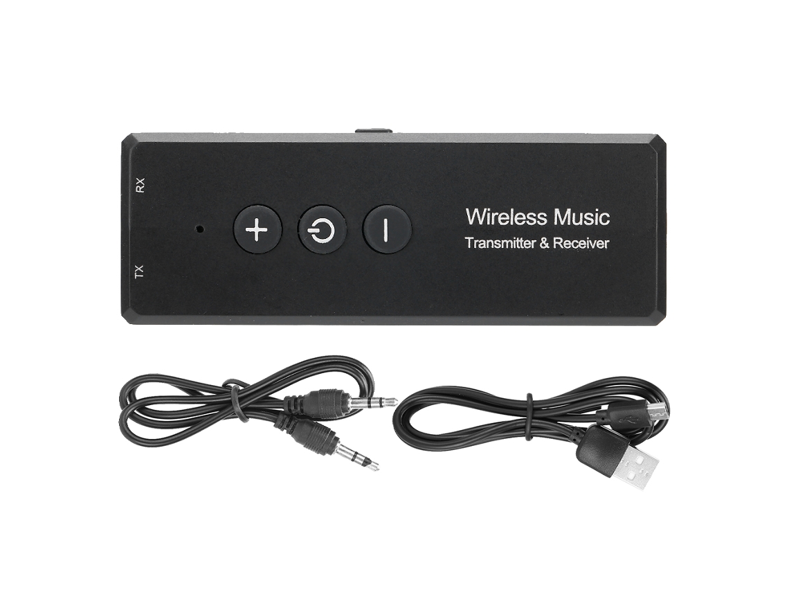 Adaptador De Audio Inalámbrico Bluetooth 5.0 3 En 1 Zf-360a, Transmisor/receptor De 3,5 Mm Y 300 Mah.