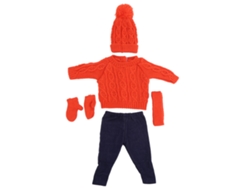 Bjww-roupas Para Bonecas: Suéter, Calças, Boné, Cachecol, Luvas E Acessórios Para Bonecas De 45,72 Cm/18 Polegadas Laranja Q18-789