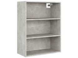 Armario de pared, gris cemento, MAISON EXCLUSIVE, 69,5x32,5x90 cm